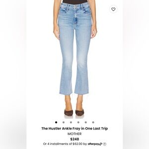 Mother cropped denim